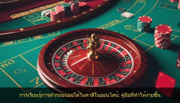 การเรียนรู้การฝากถอนออโต้ในคาสิโนออนไลน์ คู่มือที่ทำให้ง่ายขึ้น